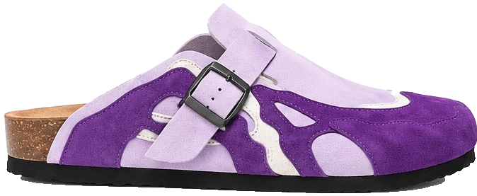 Cast clog, side view