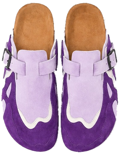 Cast clogs, top view